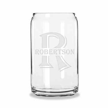 Classic | Personalized 16oz Beer Can Glass